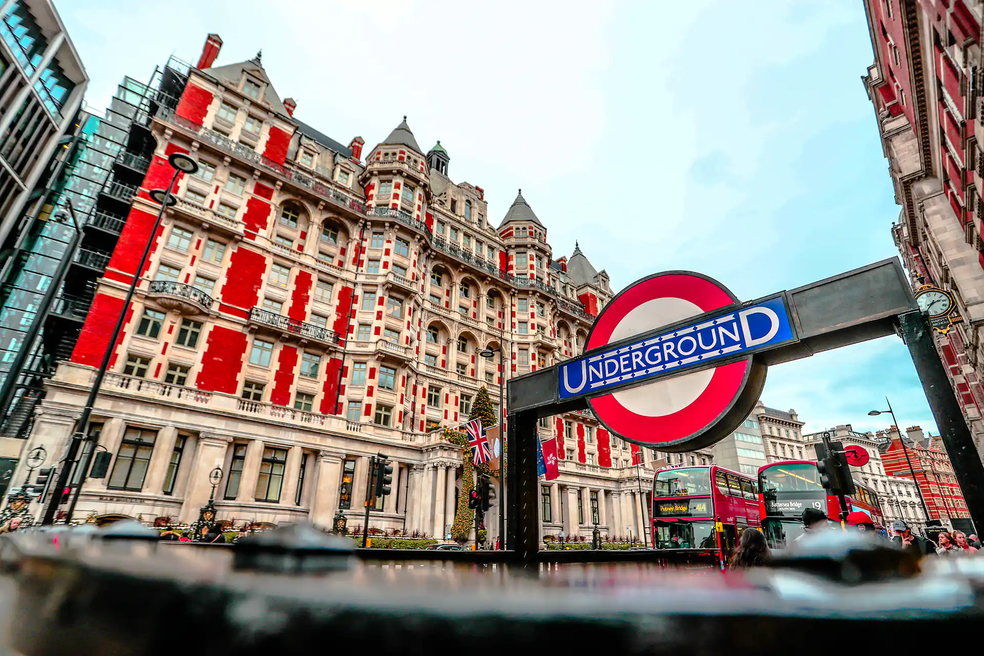 London Metro Underground Tube Station